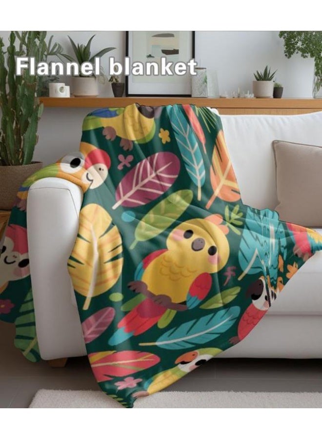 عام بطانية رقيقة من الفانيلا الكرتونية للأطفال والرضع (دافئة ومريحة، ومناسبة للنوم والألعاب) 70 سم * 100 سم - Image 4