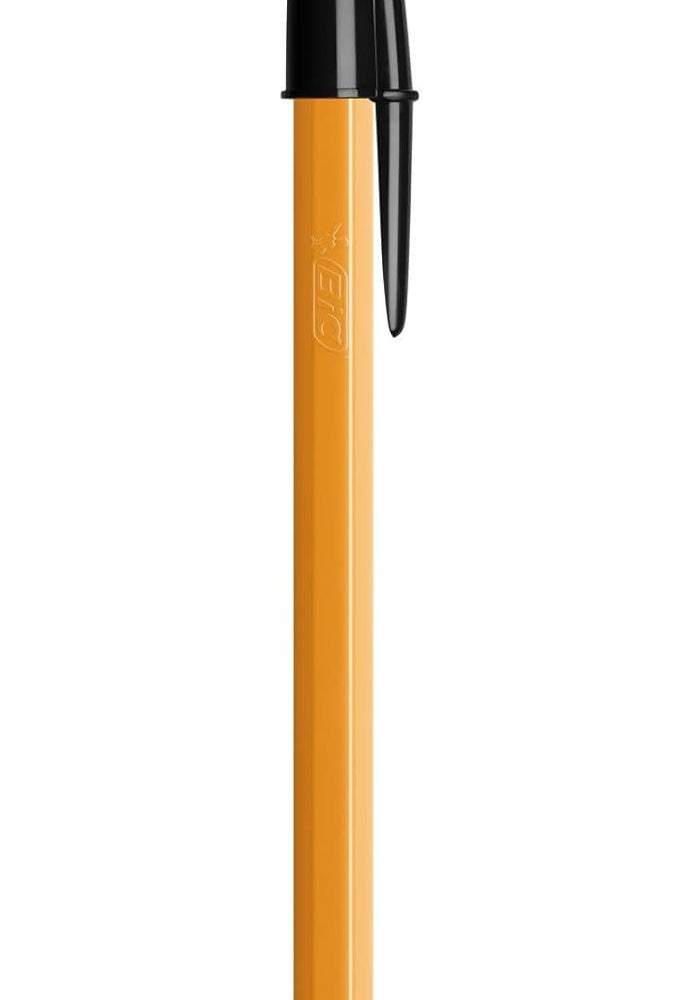 BIC Orange Original Fine Ballpoint Pens Fine Point (0.8 mm) - Black, Box of 20 - Image 3