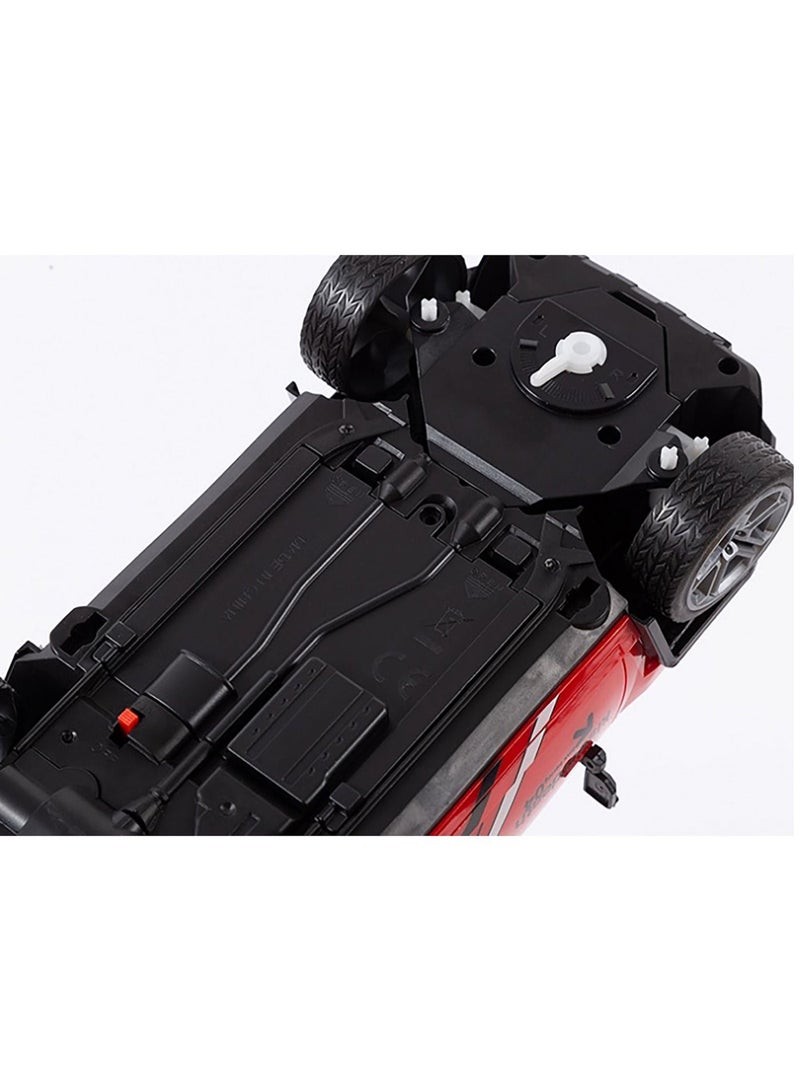 توي لاند لعبة سيارة FJ Cruiser قابلة لإعادة الشحن وجهاز تحكم عن بعد بمقياس 1:16 للأطفال - لون أحمر - Image 3