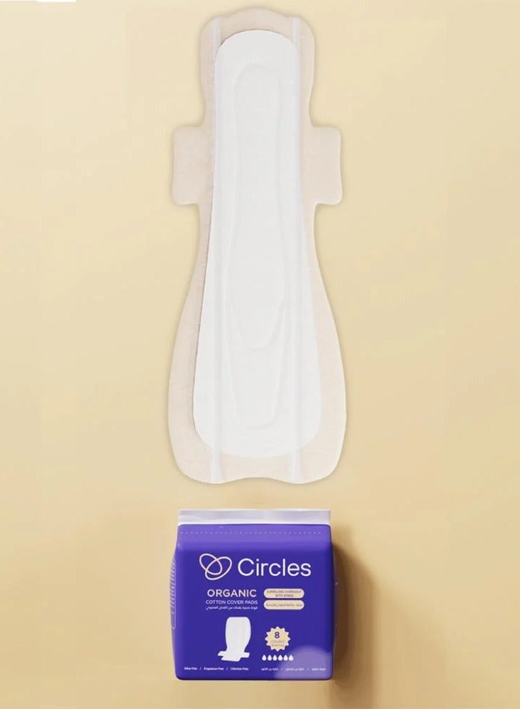 CIRCLES Long natural cotton daily sanitary pad, - Image 3