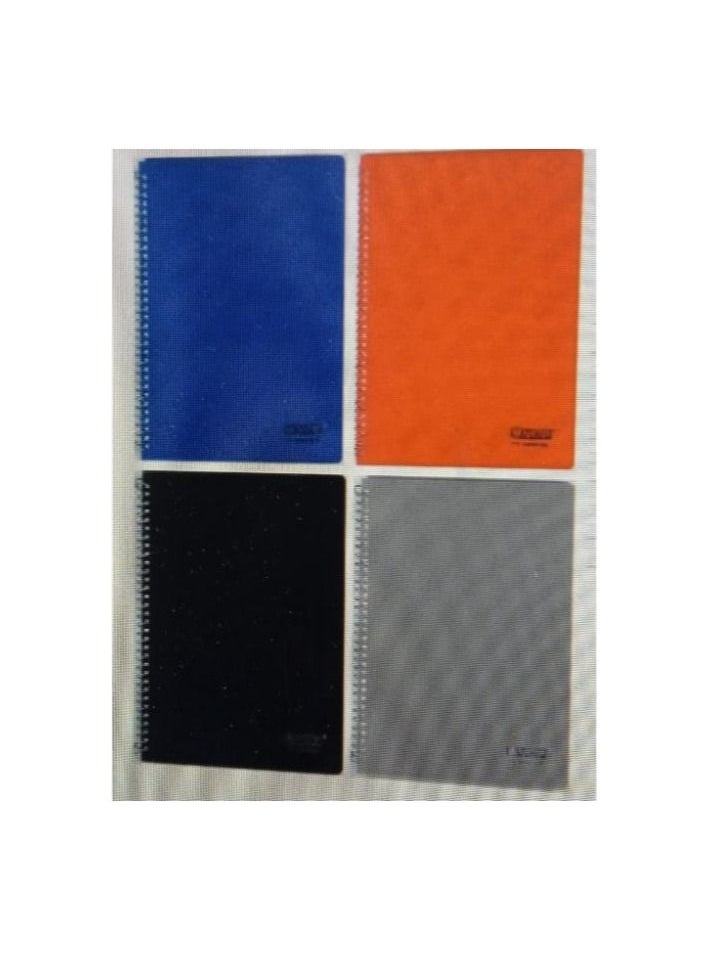PARTNER - 4-Piece A5 Size Four Line Notebook Multicolour - Image 1
