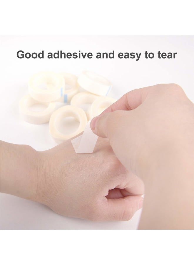 Tuparka 8 Rolls White Eyelash Tape, Adhesive Eyelash Tapes, Lash Tape for Eyelash Extension Supply, 9M Each Roll - Image 5