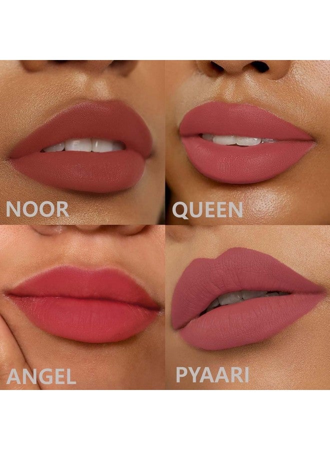 Boujee Beauty Mini Liquid Lipstick Combo - Shehzadi | 4 Matte Mini Lipsticks in 1 Combo (ML101) - Image 2