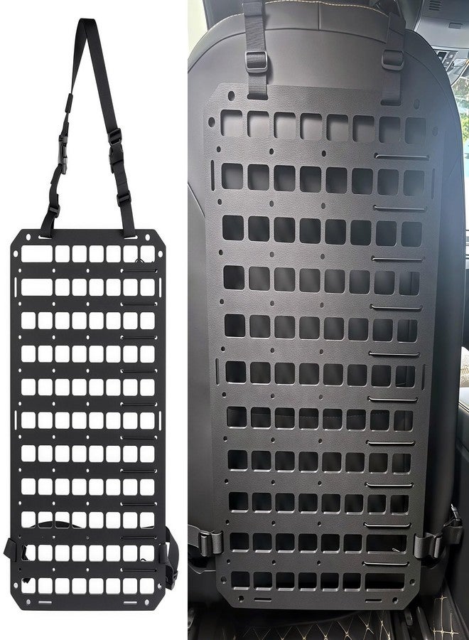 TACNEX Rigid MOLLE Panel for Car Seat Back Organizer Vehicle EDC Tactical Gear Holder Pouch Holster Mount Rack Modular Storage Plate Auto Interior Accessories for Truck Pickup SUV Van - Image 1