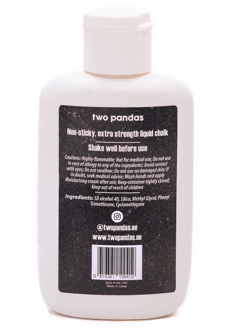 two pandas - Pandas Transparent Liquid Chalk For Pole Dancing Gymnastics - Image 1