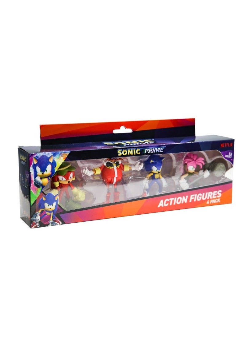 SONIC - Sonic Articulated Action Figures  4 Pc In Pack Box - Image 1