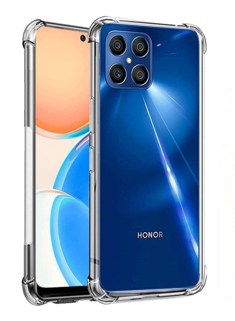 vesus Honor X8a Case with Camera Protection Shock Absorption Bumper soft Transparent Protective Cover For Huaweo Honor X8a - Image 2