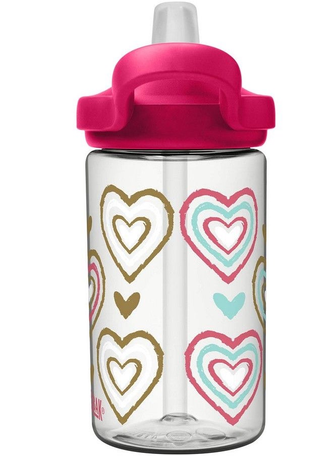 CAMELBAK Eddy+ Kids Bpafree Water Bottle With Straw 14Oz Hearts  - Image 5