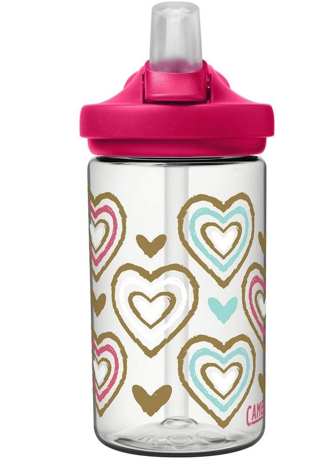 CAMELBAK Eddy+ Kids Bpafree Water Bottle With Straw 14Oz Hearts  - Image 3
