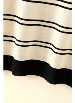 Cool Tarz Cool Style Men's Stripe Detailed Slim Fit Crew Neck Knit T-Shirt  - Image 5