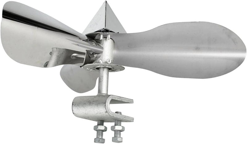 klarako Bird Pigeon Crow Repeller Drive Away Bird Stainless Steel Crow Bird Deterrent Scarer Wind Deterrent for Iron Towers Outdoor Lawn Home Farm, Large - Image 3