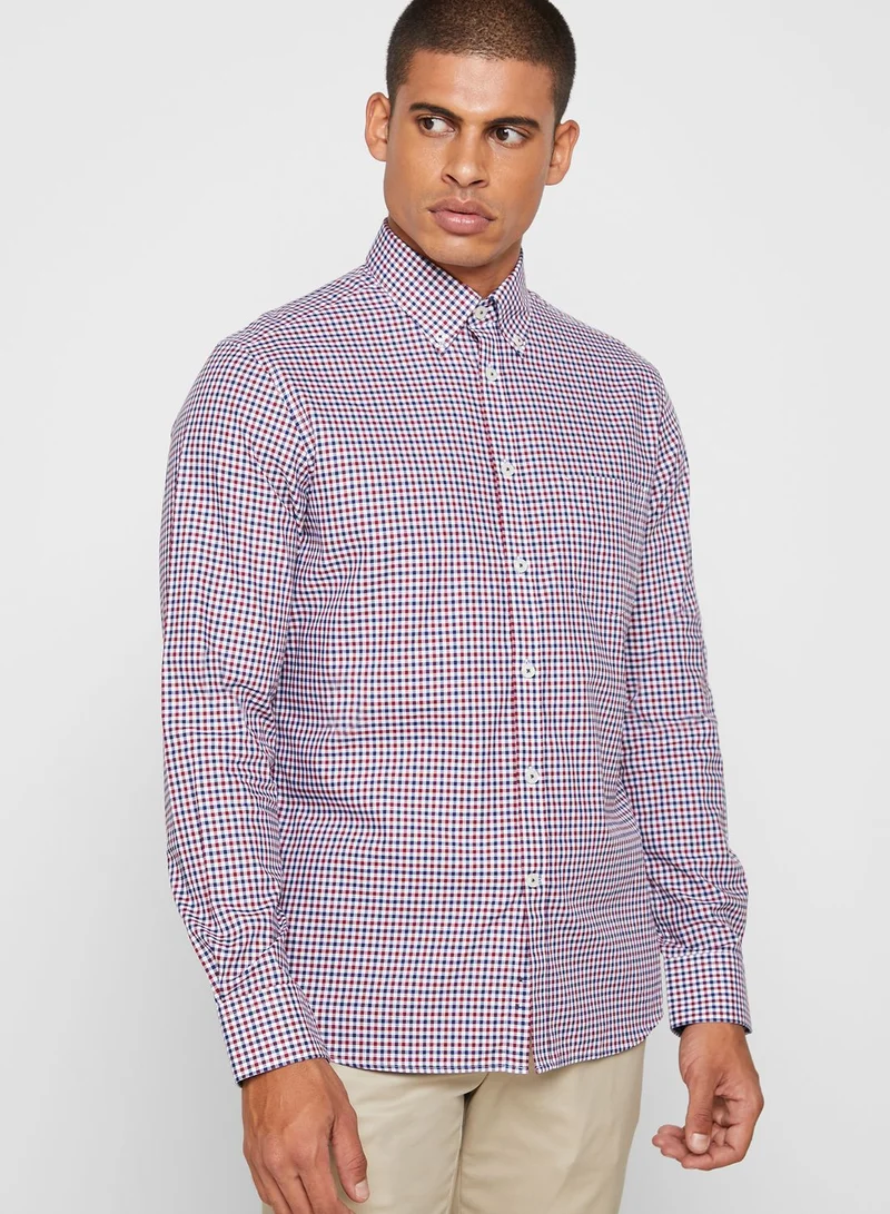 T.M.Lewin Checked Slim Fit Shirt