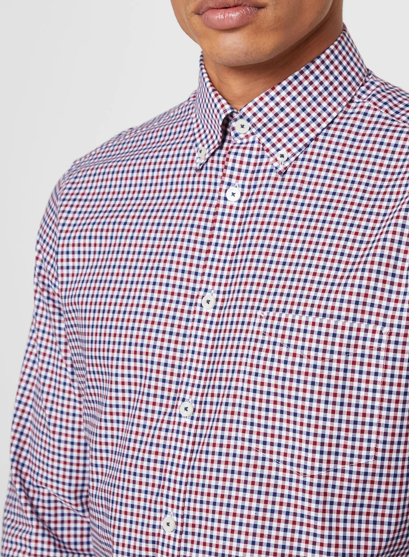 T.M.Lewin Checked Slim Fit Shirt