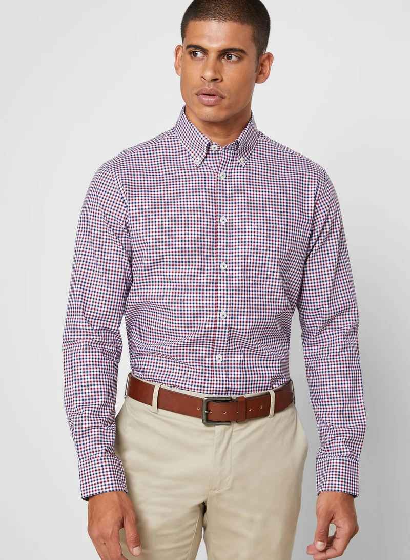 T.M.Lewin Checked Slim Fit Shirt