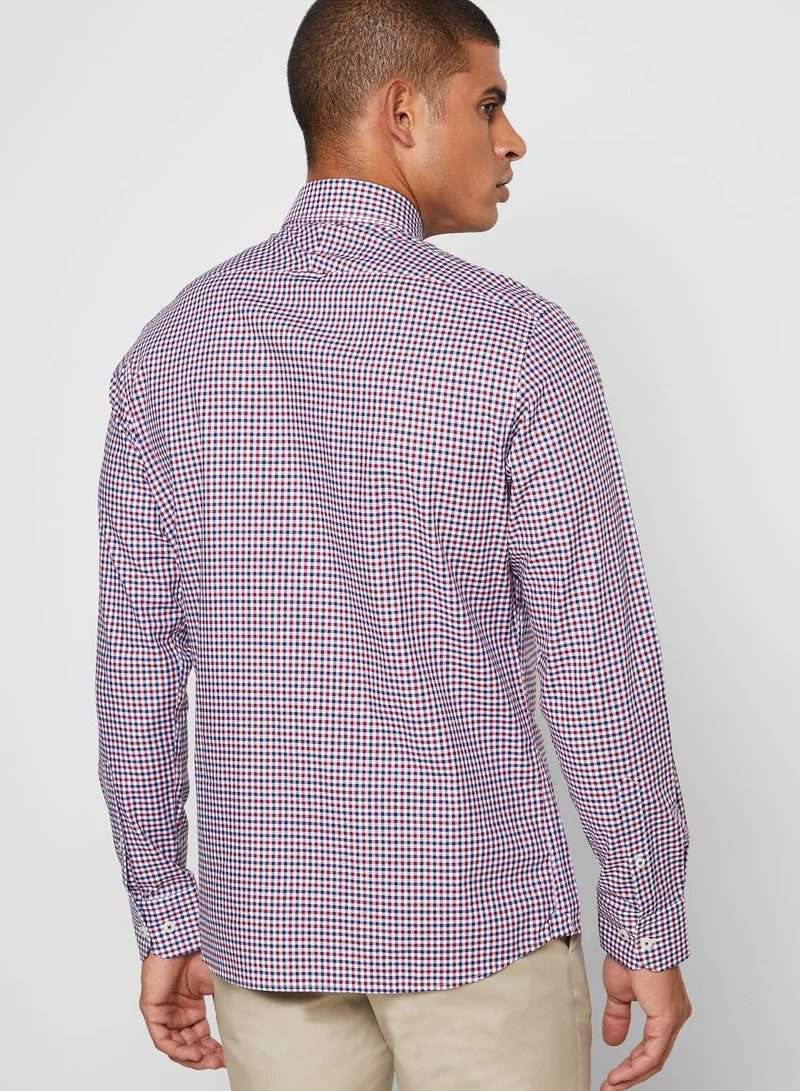 T.M.Lewin Checked Slim Fit Shirt
