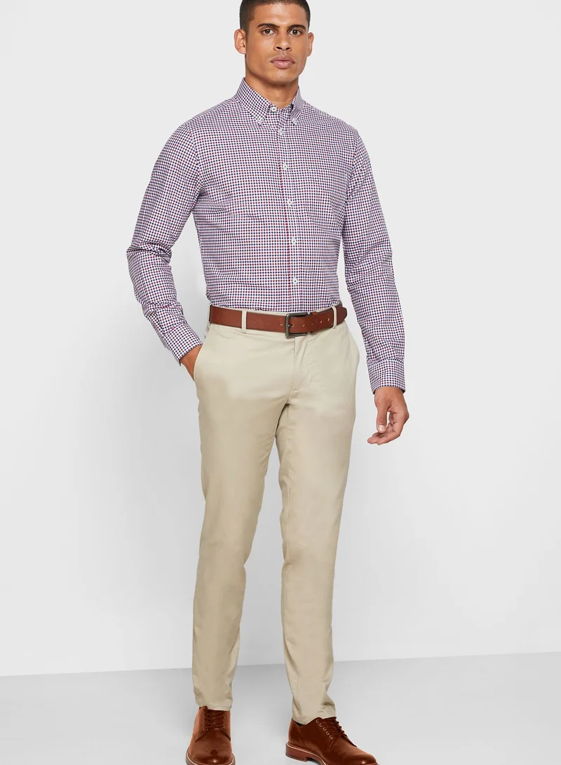 T.M.Lewin Checked Slim Fit Shirt