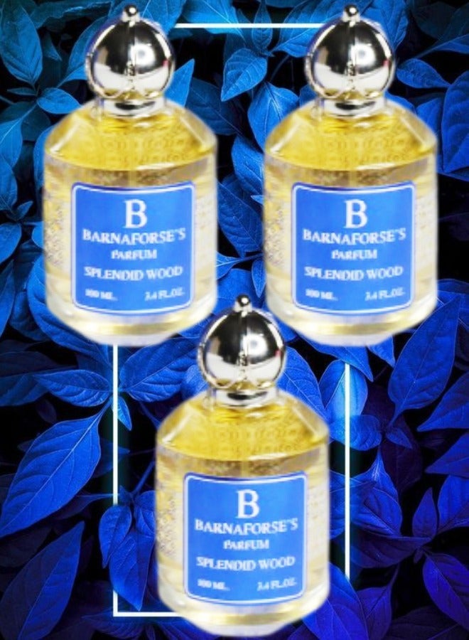Splendid 3 Pieces Barnaforse's Parfume Splendid Wood 100ML - Image 1