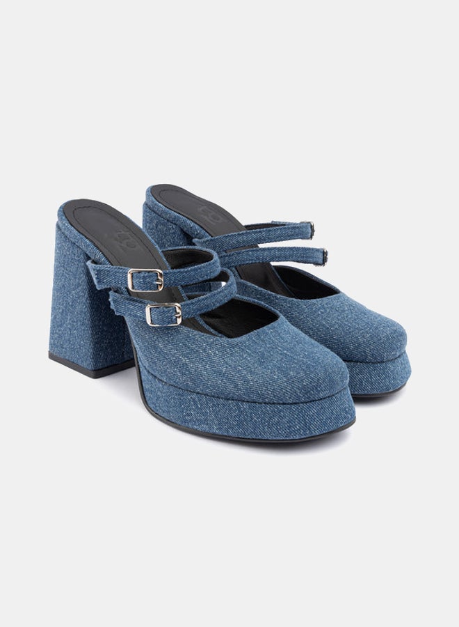 TGS Closed Toe Platform Heels - Image 1