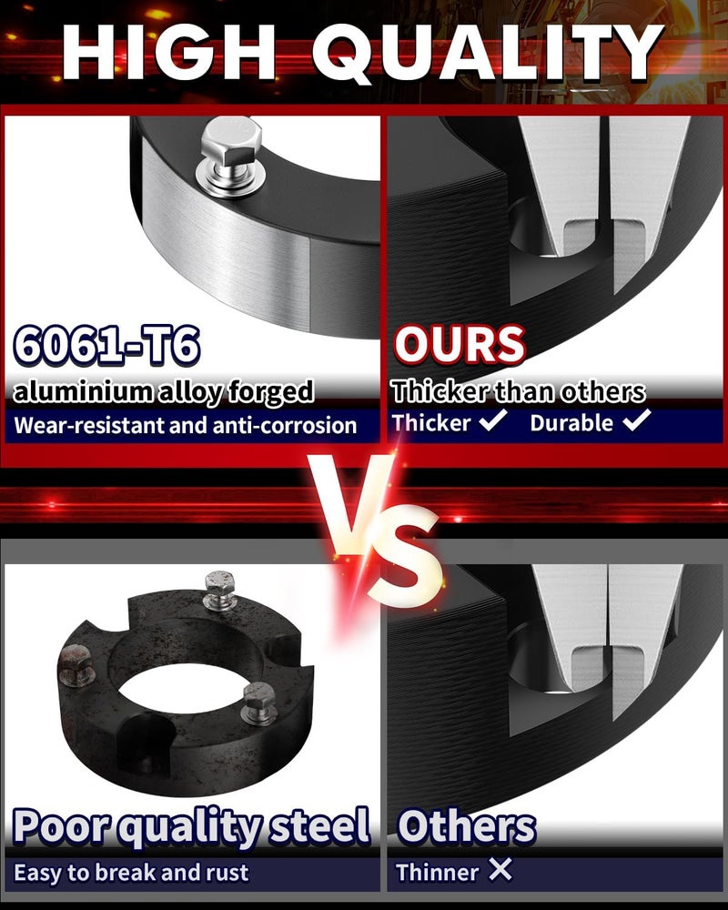 FLYCLE 2.5 Inch Leveling Kit for Tacoma, 4Runner, and FJ Cruiser - Image 5