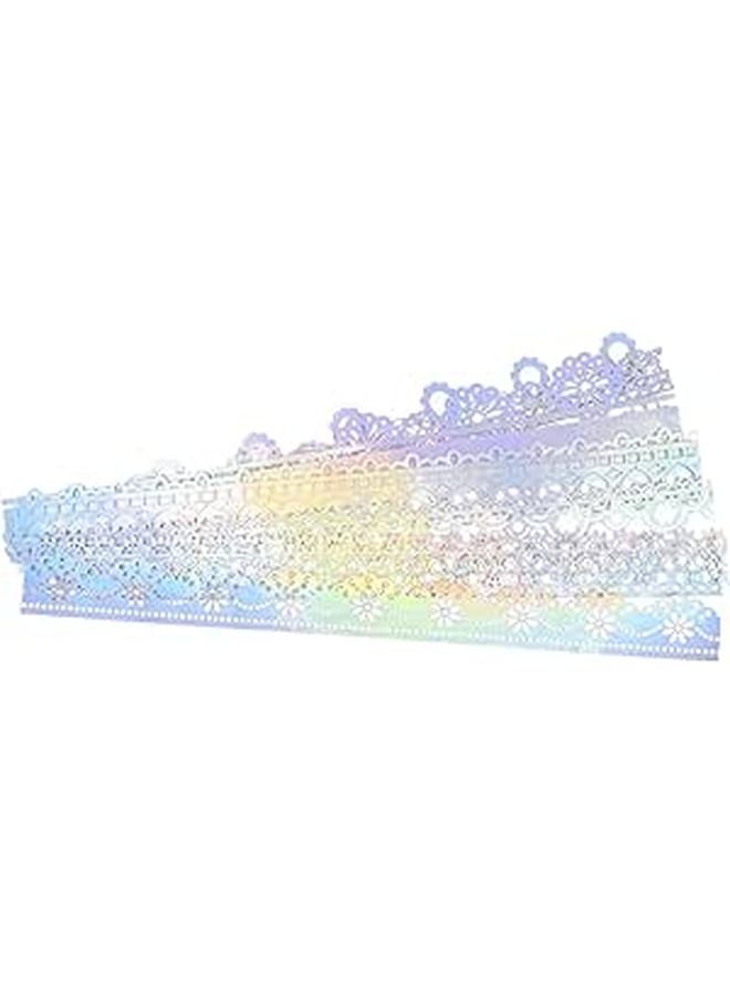10Pcs Lace Decorative Trim for DIY Scrapbooking Card Making Journaling and Art Projects - Image 1