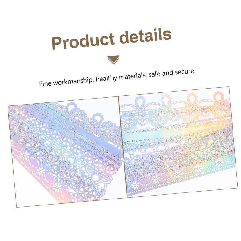 10Pcs Lace Decorative Trim for DIY Scrapbooking Card Making Journaling and Art Projects - Image 5
