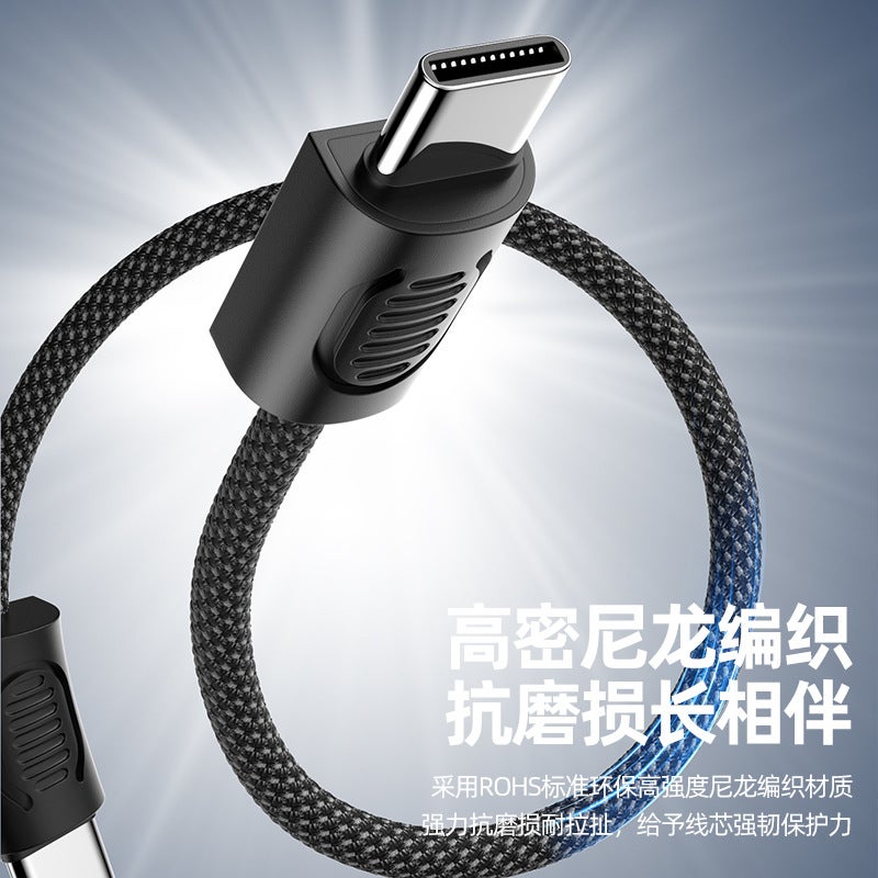 Keychain Lanyard Dual Type-C Charging Cable PD Fast Charging for iPhone 15 - Image 5