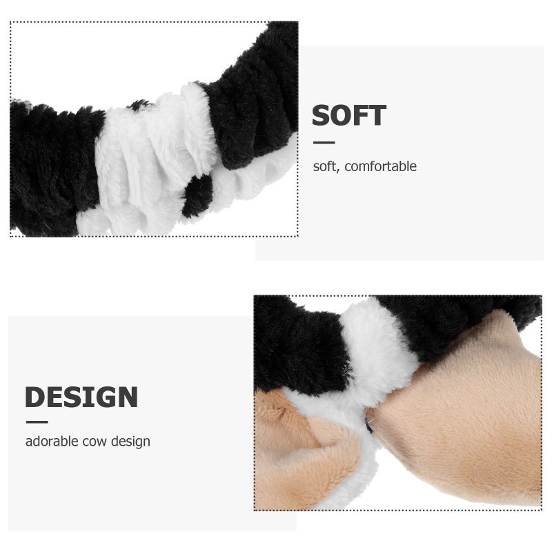 Face Washing Headbands with Animal Ears for Makeup and Spa Use, Absorbent Fabric - Image 5