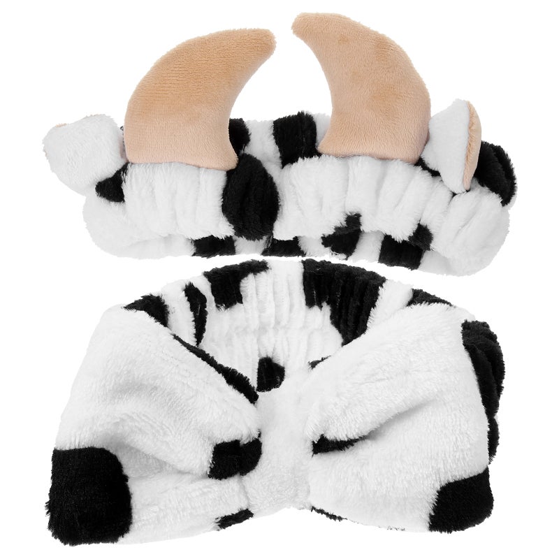 Face Washing Headbands with Animal Ears for Makeup and Spa Use, Absorbent Fabric - Image 1