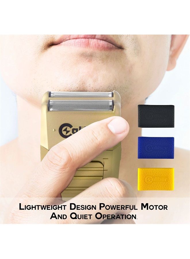 Caliber RPG Shaver - With Non Slip Clipper Grips - Corded/Cordless Close Cutting Foil Shave - Rechargeable Lithium Ion Battery - With Pop Up Hair & Beard Trimmer - Electric Razor for Men - Image 1