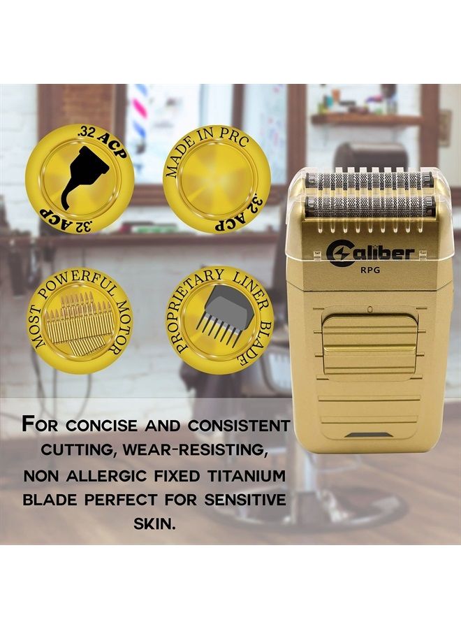 Caliber RPG Shaver - With Non Slip Clipper Grips - Corded/Cordless Close Cutting Foil Shave - Rechargeable Lithium Ion Battery - With Pop Up Hair & Beard Trimmer - Electric Razor for Men - Image 2