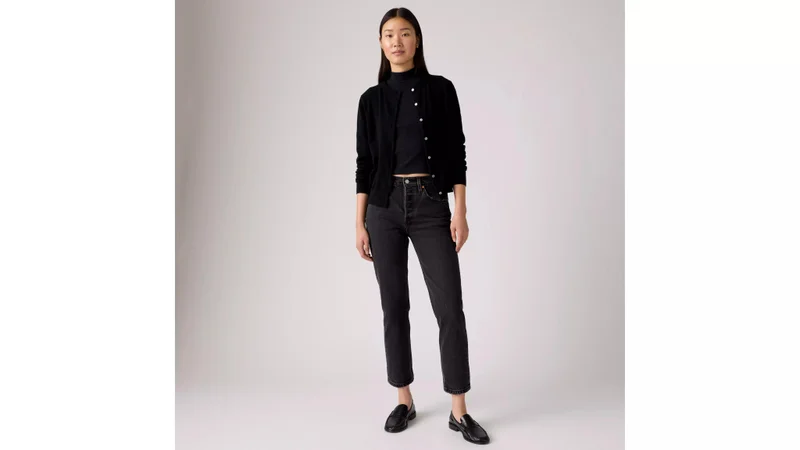 ليفايز جينز مستقيم بخصر متوسط