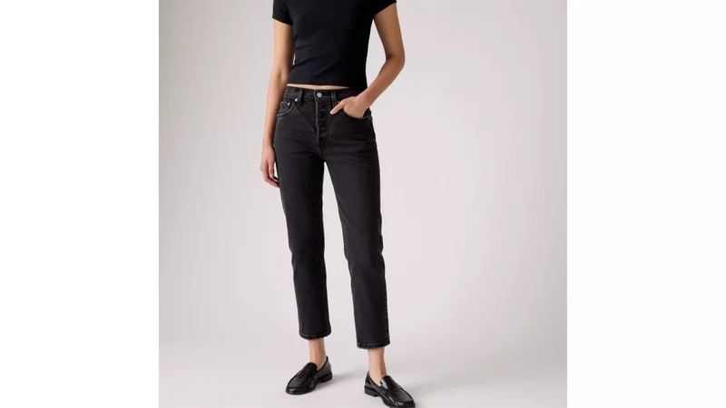 Levi's Straight Fit Mid Rise Jeans