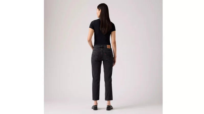 Levi's Straight Fit Mid Rise Jeans