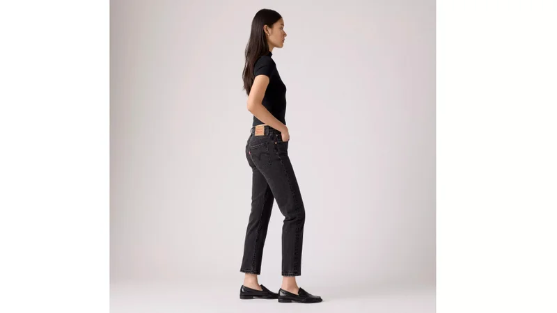 Levi's Straight Fit Mid Rise Jeans