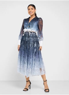 ELLA Ombre Top & Skirt Set  - Image 5