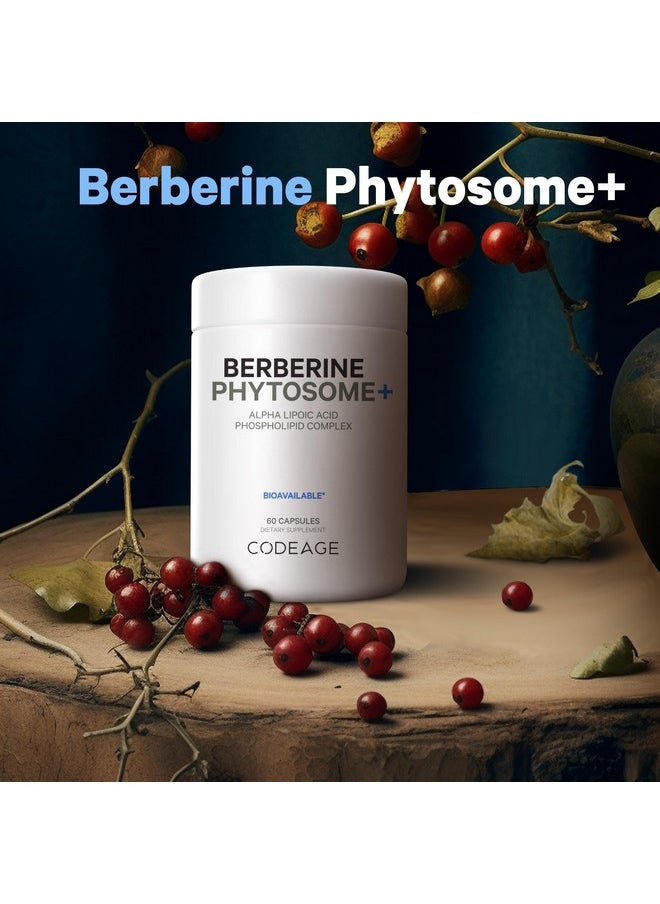 Codeage Codeage Berberine Phytosome Supplement - Berberine HCL, Alpha Lipoic Acid, Phospholipid Complex - 2-Month Supply - Berberine HCL - Berberine Hydrochloride - Gluten-Free, Non-GMO - 60 Capsules  - Image 3