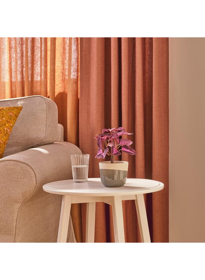 erorex Artificial Potted Plant, In/Outdoor Painted Nettle/Red, 9 Cm - Image 2