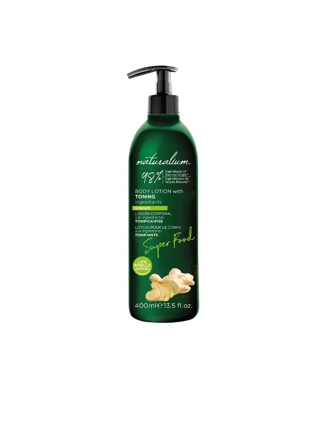 ناتشوراليوم لوشن الجسم سوبر فود بالزنجبيل من ناتشوراليوم 400 مل - Image 1
