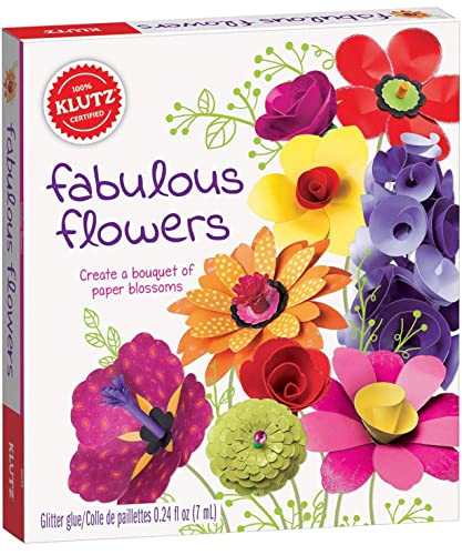 Klutz Fabulous Flowers Craft Kit Browna - Image 1