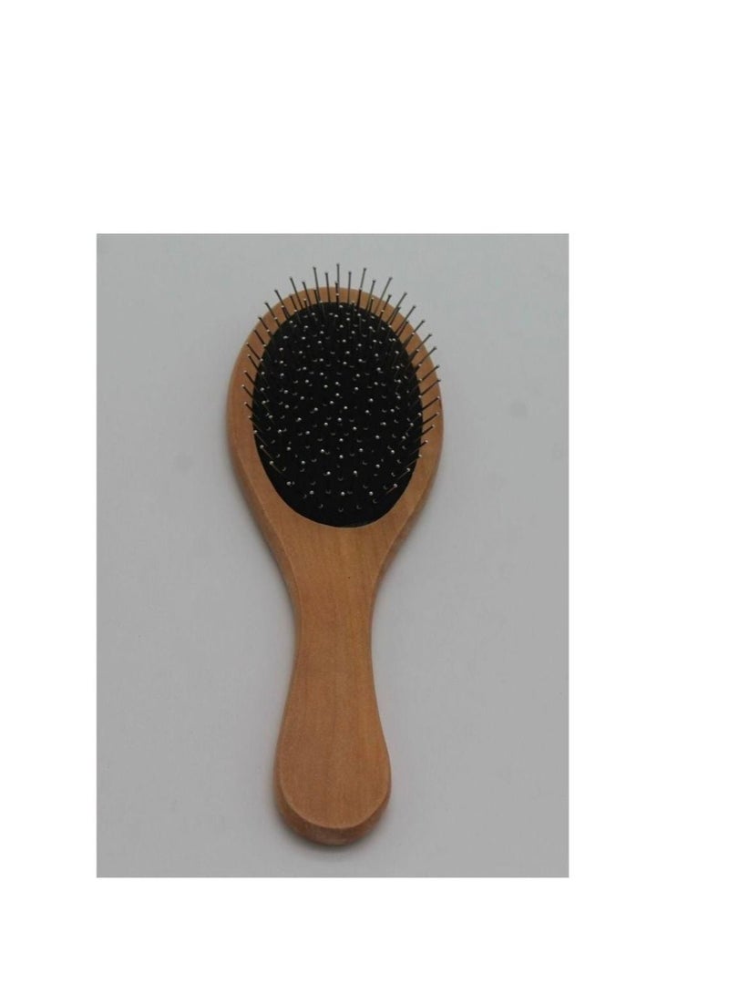 إحساس مشط وسادة هوائية دائري أسود / بني - Image 2