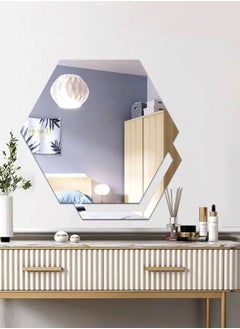 C&C Home ملصق حائط أكريليك سداسي ثلاثي الأبعاد لتزيين المنزل وغرفة المعيشة وغرفة النوم  - Image 5