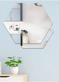 C&C Home ملصق حائط أكريليك سداسي ثلاثي الأبعاد لتزيين المنزل وغرفة المعيشة وغرفة النوم  - Image 3