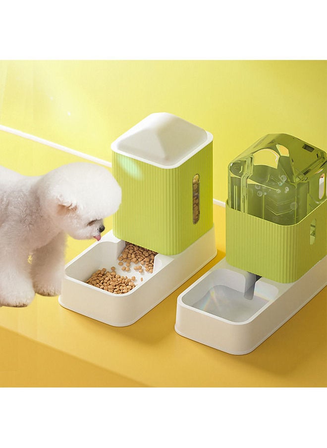 Automatic Dog Cat Feeder and Water Dispenser,3.5L Large Capacity Set for Pets(Green,food feeder+water dispenser) - pzsku/Z7CF8737F860C24ACD5F8Z/45/_/1693453332/901233e5-2f67-4030-bd06-6f177f7b6f44