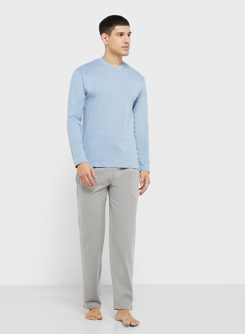 Robert Wood Nightwear T-Shirt & Pants Sets  - Image 1