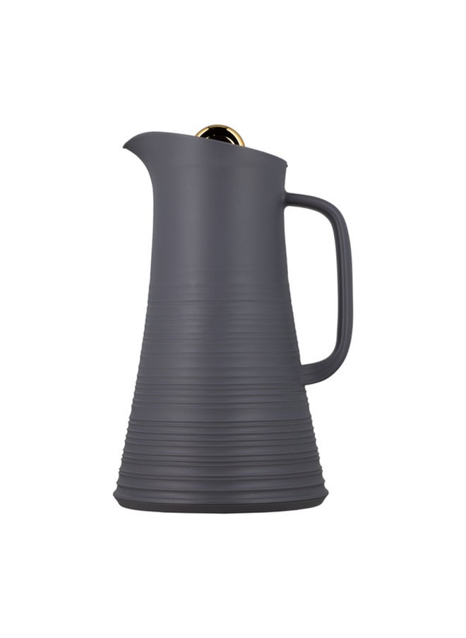 Alsaif Deva Coffee And Tea Vacuum Flask , Size: 1.0 Liter, Color: Dark Grey  - Image 1