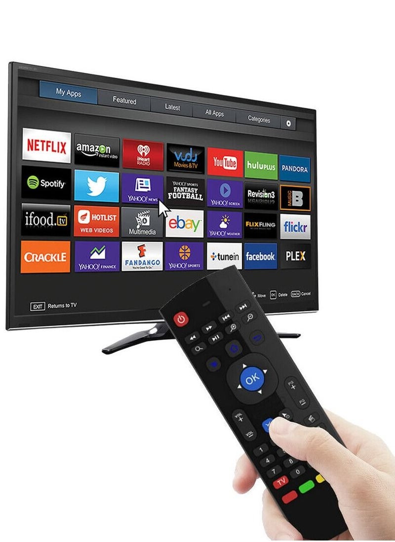 TV - Wireless Fly Air Mouse Keyboard Remote With Mic Suitable For Smart TV Android Box PC - Image 1