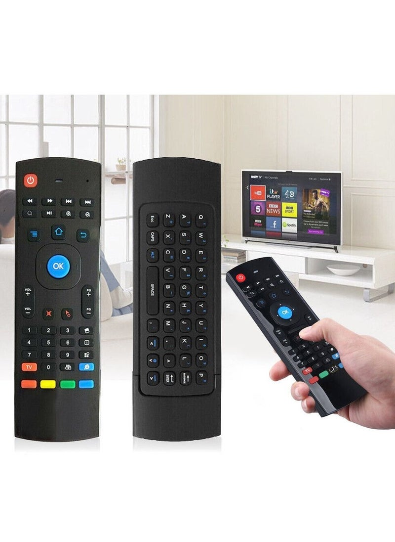 TV - Wireless Fly Air Mouse Keyboard Remote With Mic Suitable For Smart TV Android Box PC - Image 1