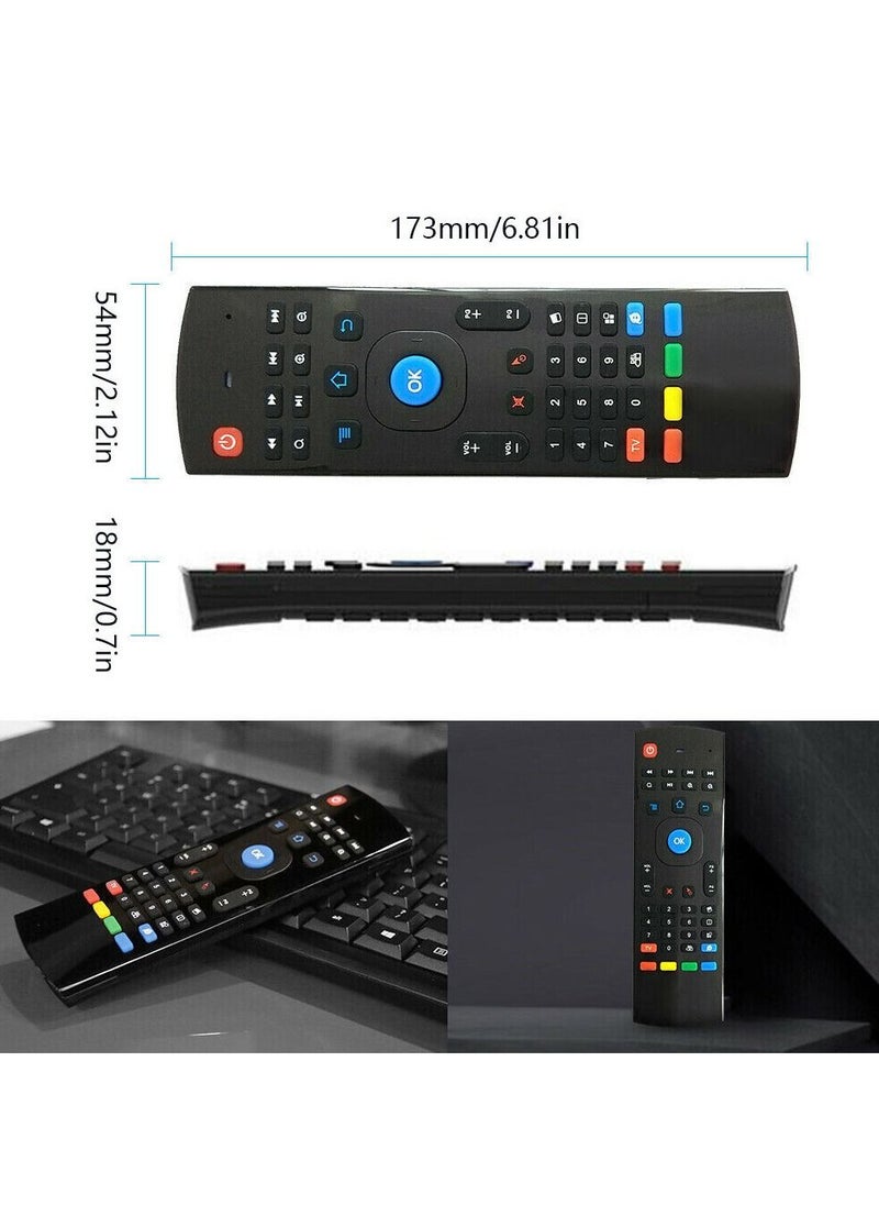 TV - Wireless Fly Air Mouse Keyboard Remote With Mic Suitable For Smart TV Android Box PC - Image 1