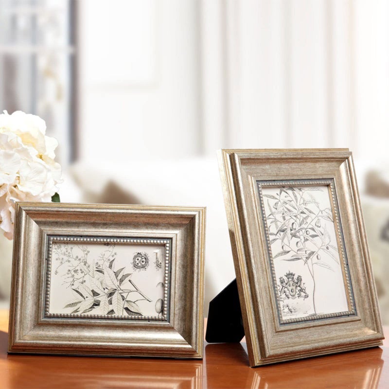 Brass Picture Frames Set Of 10 Wall And Tabletop Photo Frames 10x18 4 Inches Retro Desktop Decoration - Image 5