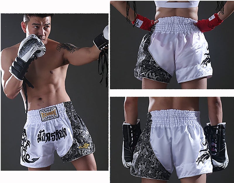 FLUORY Muay Thai Fight Shorts,MMA Shorts Clothing Training Cage Fighting Grappling Martial Arts Kickboxing Shorts Clothing - Image 5